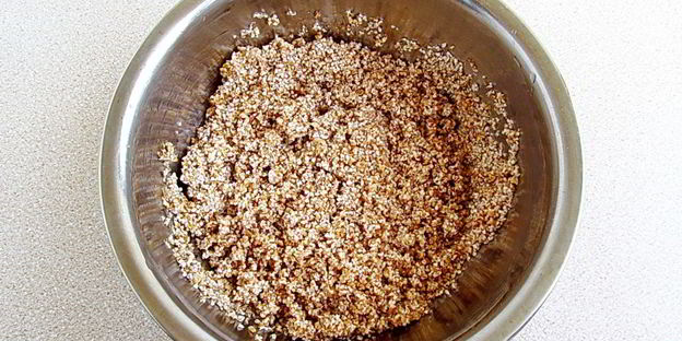 ячневая каша с грибами в пароварке