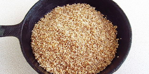 ячневая каша с грибами в пароварке