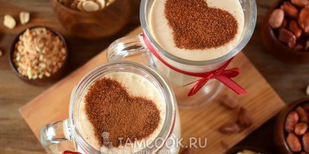 арахисовый протеиновый коктейль