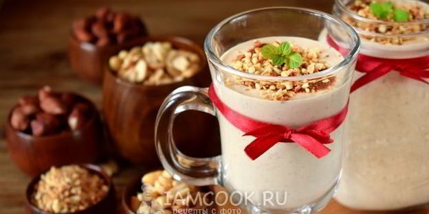 арахисовый протеиновый коктейль