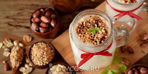 арахисовый протеиновый коктейль