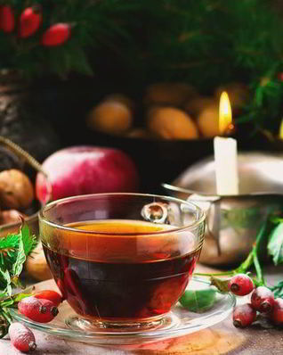 Чай из крапивы и шиповника