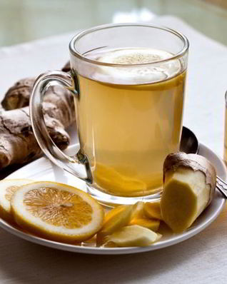 Чай с корнем имбиря