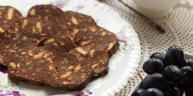 чайная колбаса из печенья