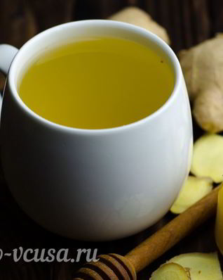 Имбирный чай с медом