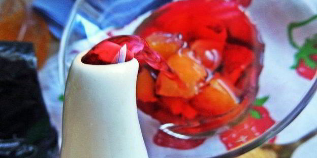 холодный чай из каркаде