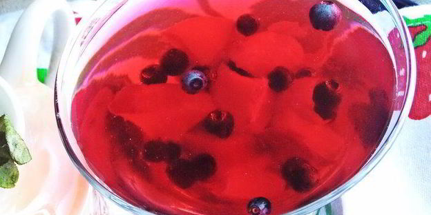 холодный чай из каркаде