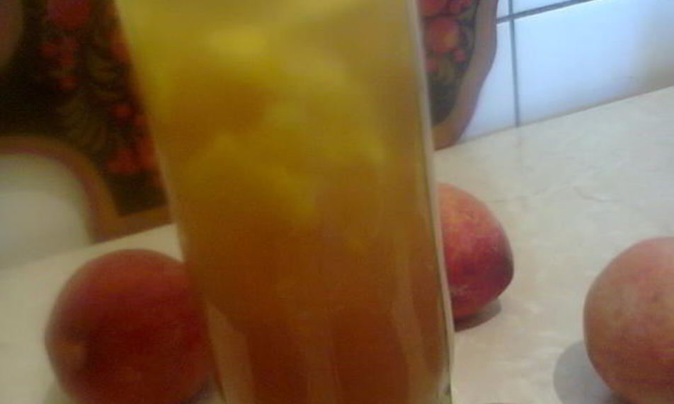 Рецепт холодного чая с персикома