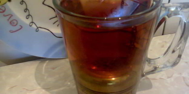 холодный чай с персиком