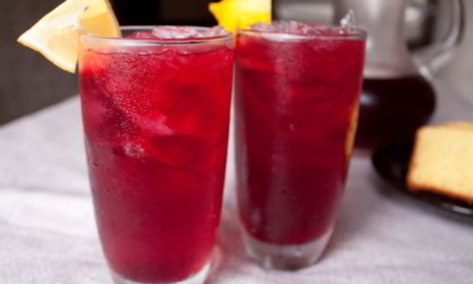 Рецепт холодного красного чая с имбирем