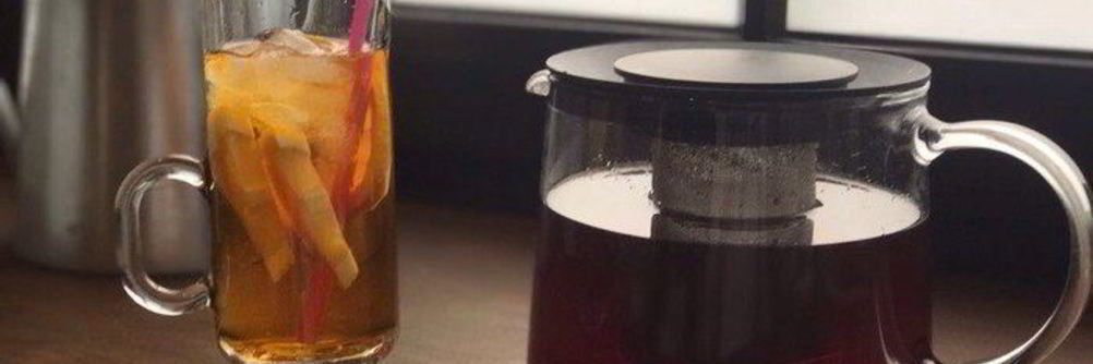 Холодный мятный чай с лаймом