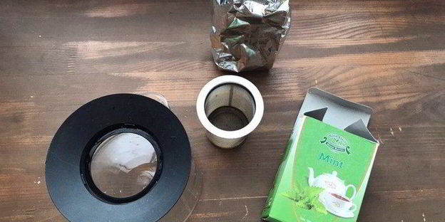 холодный мятный чай с лаймом