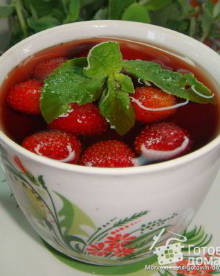 Клубничный чай