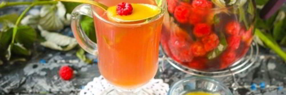 Малиновый чай