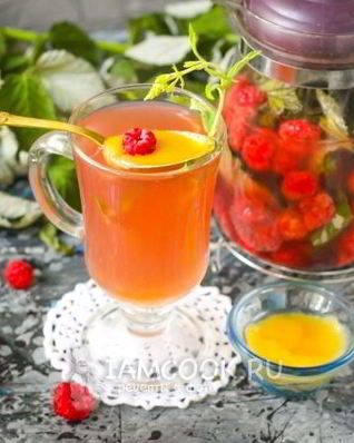 Малиновый чай