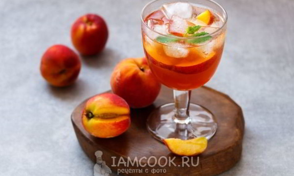 Рецепт персикового чая