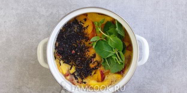 персиковый чай