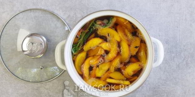 персиковый чай