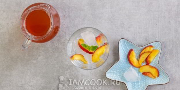 персиковый чай