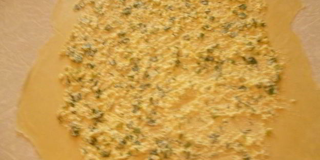 плацинды с творогом и зеленью