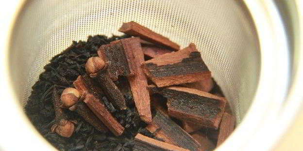 пряный яблочный чай