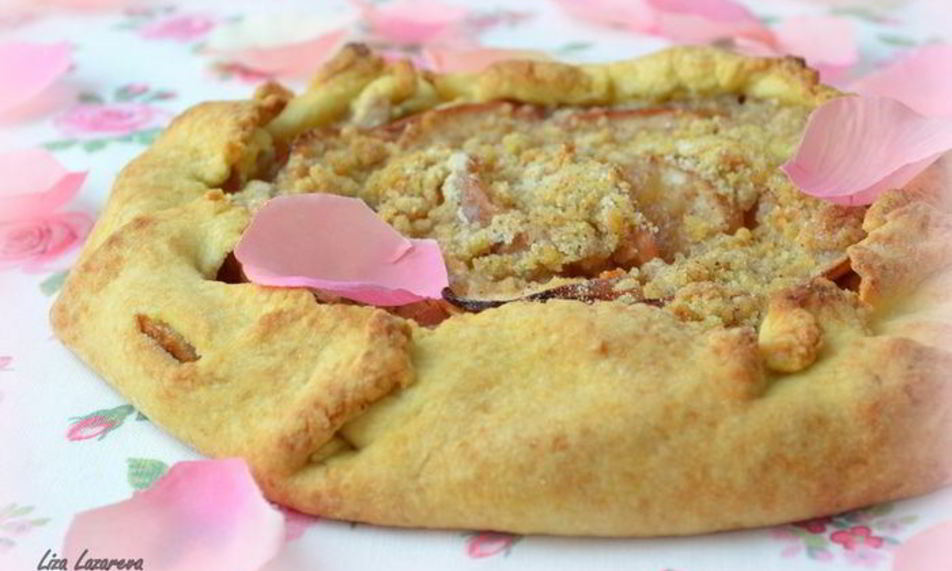 Рецепт яблочной галеты чайной роза