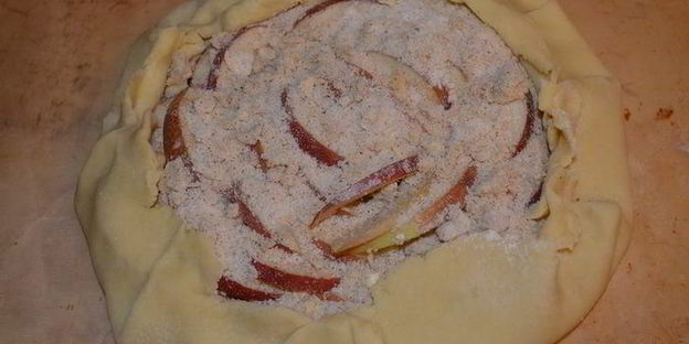 яблочная галета чайная роза