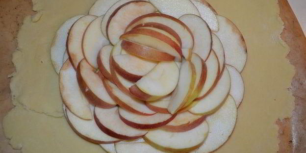 яблочная галета чайная роза