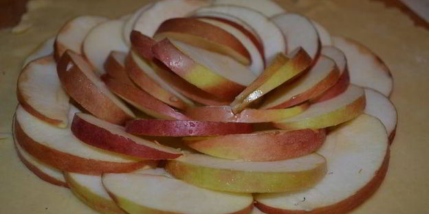 яблочная галета чайная роза