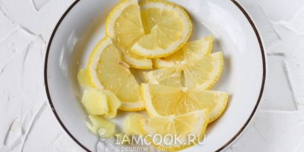 зеленый чай с имбирем и лимоном