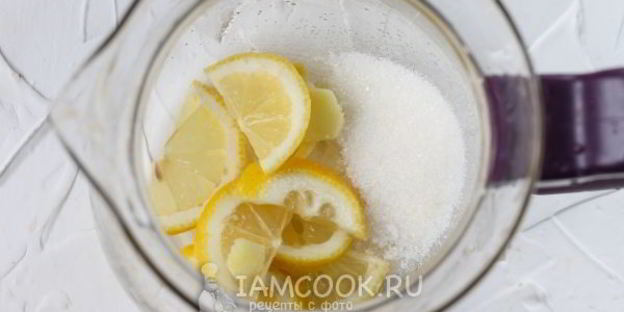 зеленый чай с имбирем и лимоном