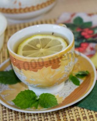 Зеленый чай с имбирем лимоном и медом