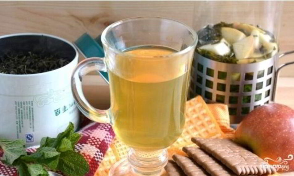 Рецепт зеленого чая с ромашкой
