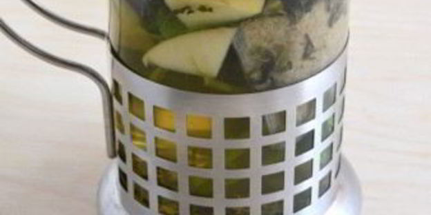 зеленый чай с ромашкой