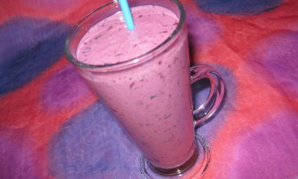 Рецепт черничного коктейля