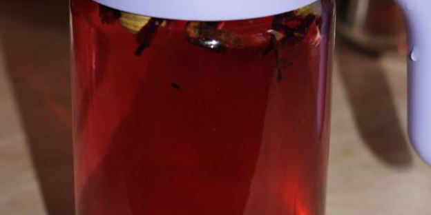 безалкогольный глинтвейн из каркаде