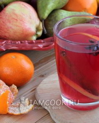 Глинтвейн безалкогольный из сока