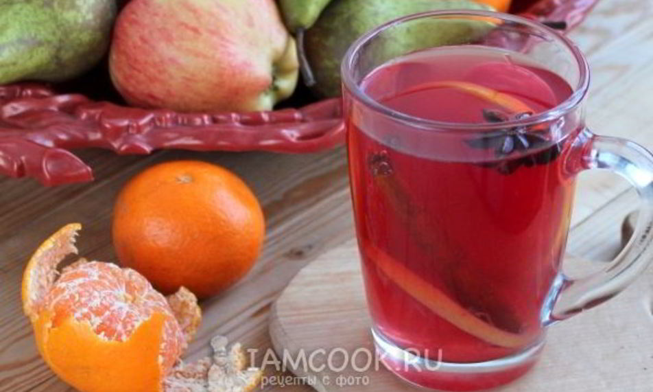 Рецепт глинтвейна безалкогольного из сока