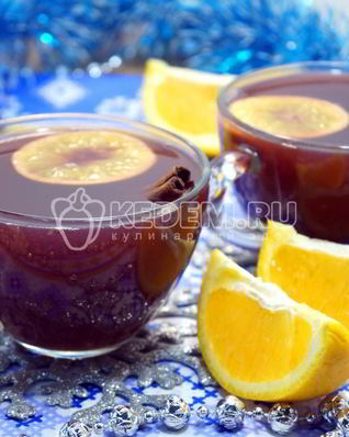 Глинтвейн с апельсином