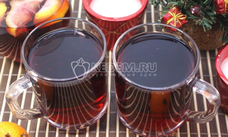 Рецепт глинтвейна с лимоном