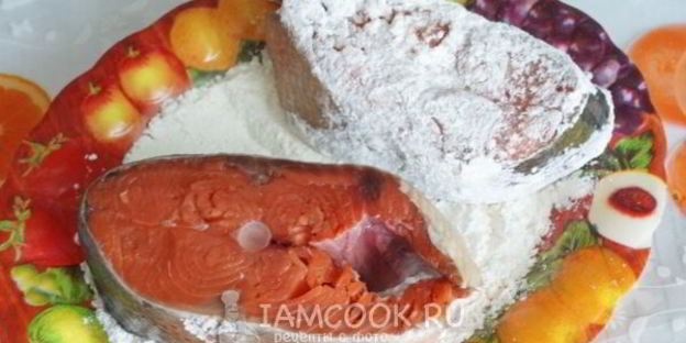 кета в ароматном соусе глинтвейн