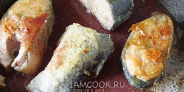 кета в ароматном соусе глинтвейн