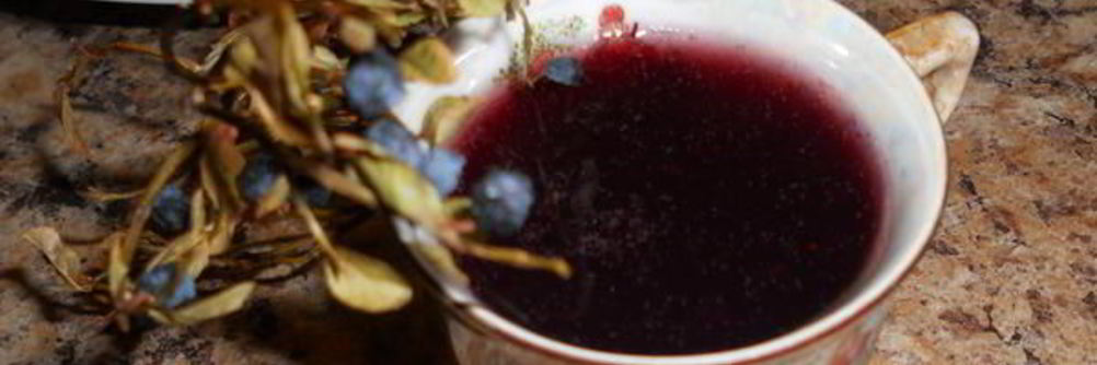 Кисель черничный