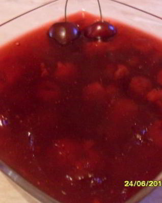 Кисель из черешни