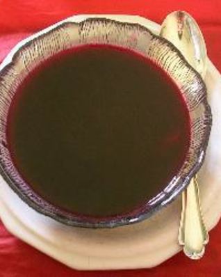 Кисель из черной бузины по-немецки