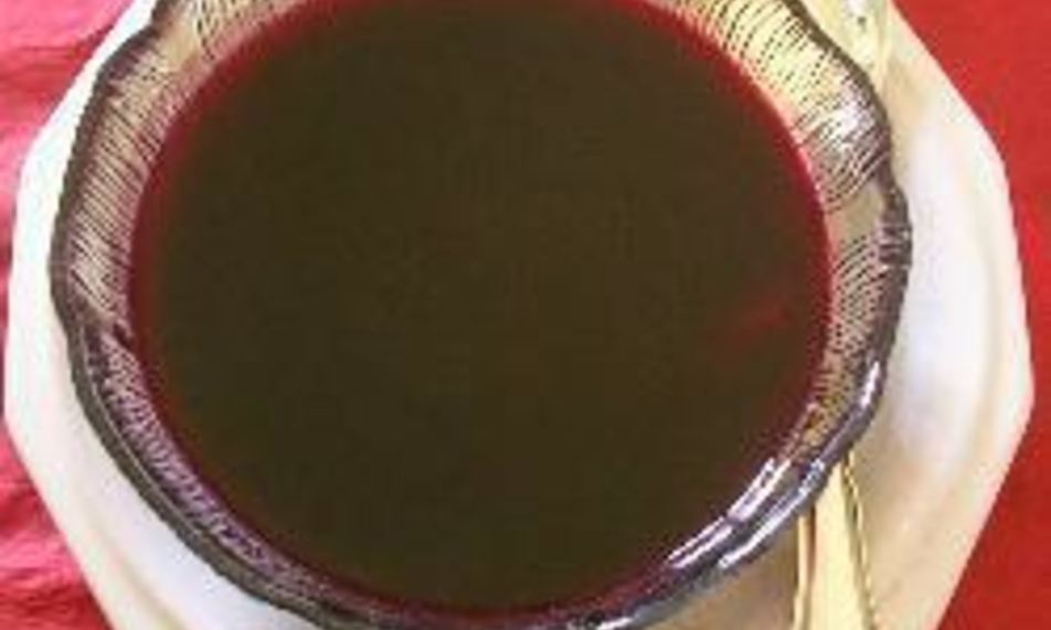 Рецепт киселя из черной бузины по-немецки