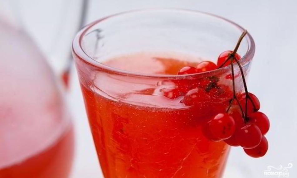 Рецепт киселя из калины