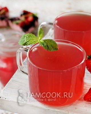 Кисель из клубники