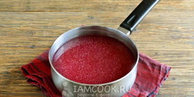 кисель из клубники