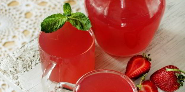 кисель из клубники